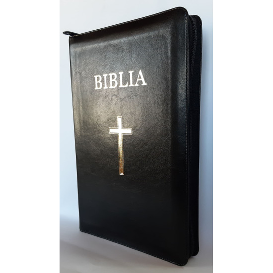 Biblia mare 076 ZTI negru, fermoar