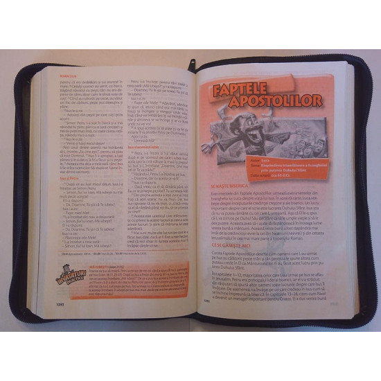 Biblia de studiu pentru copii - Coperta piele bleumarin